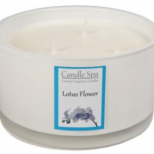 3-Wick Lotus Flower Candle