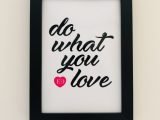 Do What You Love A5 Print