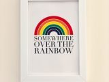Somewhere Over the Rainbow A5 Print