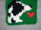 Border Collie Crochet Coaster ***PDF PATTERN ONLY***