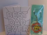 FATHERS DAY COLOUR IN CARD AND KEYRING