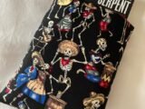 Dancing Skeletons Padded Book Sleeve /Book Pouch /Book Protector/Book Lover Gift /Bookworm /Paperback cover