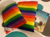 LGBT, Pride, Colours of the rainbow Padded Book Sleeve /Book Pouch /Book Protector/Book Lover Gift /Bookworm /Paperback cover