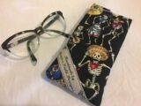 Dancing Skeletons Glasses case / Sunglasses case / Farmers/ Country Lovers / Ladies spectacles fabric glasses case / soft glasses case / childs glasses case