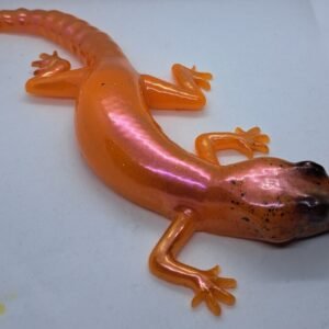 Orange Resin Gecko Lizard