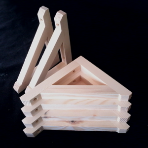 Wooden shelf brackets