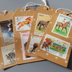 Heart Horse Stamp Gift tag